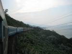 scenic train ride to Hue