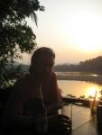 beerlao o'clock back in Luang Prabang after 8 hours on the boat