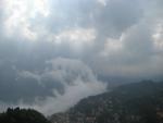 clouds rolling over Sapa