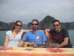 Three Webbers in the morning in Halong Bay