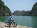 End of the bike ride on Cat Ba