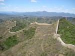 Great Wall stretches out across the landscape
