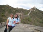 walking on the Great Wall