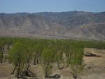 The Great Wall of China from the train