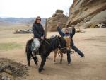 end of the horse ride in the Terelj