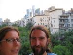 view from the balcony of our apartment in Moscow
